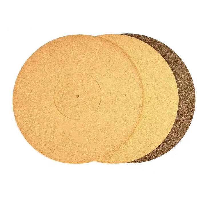 Custom Good Quality 100 Cork Turntable Slipmats For Vinyl Records